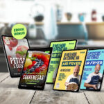 Ebook Sobremesas + Pack Best Sellers AF + cocktails e petiscos (bónus)